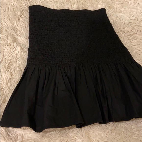 Urban Outfitters Black Smocked Skirt Size xs - Picture 3 of 12